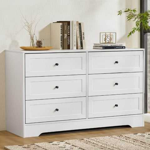 6 Chest Of Drawers - Leif White