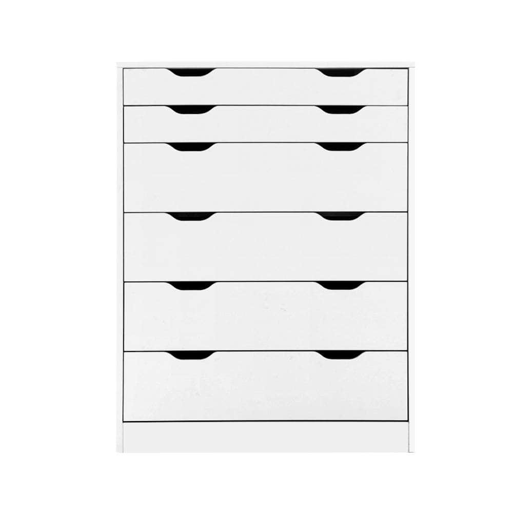 6 Chest Of Drawers - Myla White