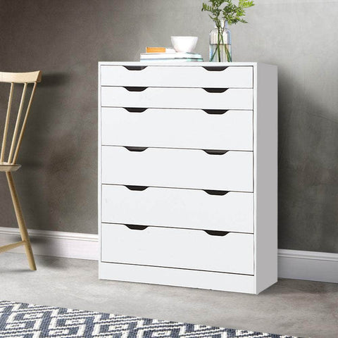 6 Chest Of Drawers - Myla White