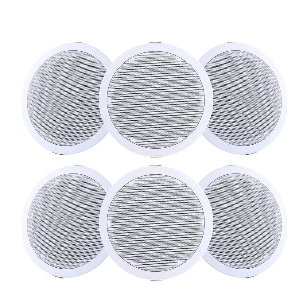 6 Inch Ceiling Speakers In Wall Speaker Home Audio Stereos Tweeter 6Pcs