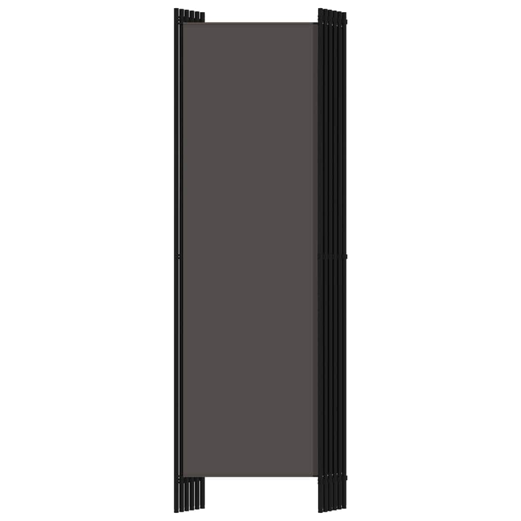 6-Panel Room Divider Anthracite