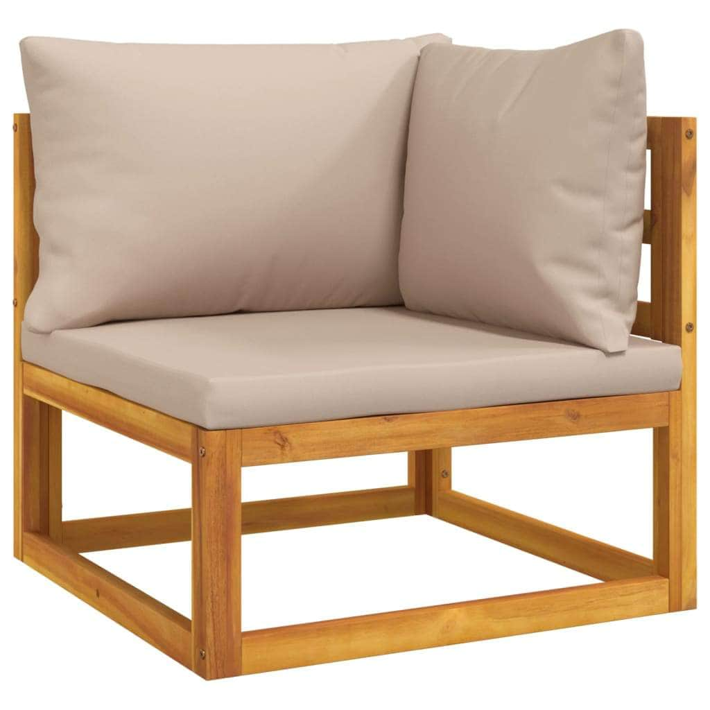 6-Piece Solid Wood Garden Lounge Set