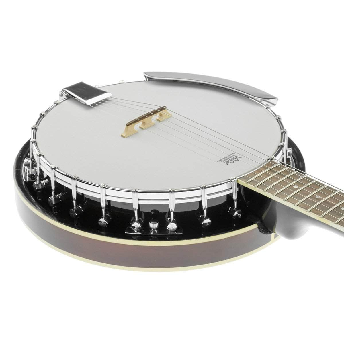 6-String Resonator Banjo -  Brown