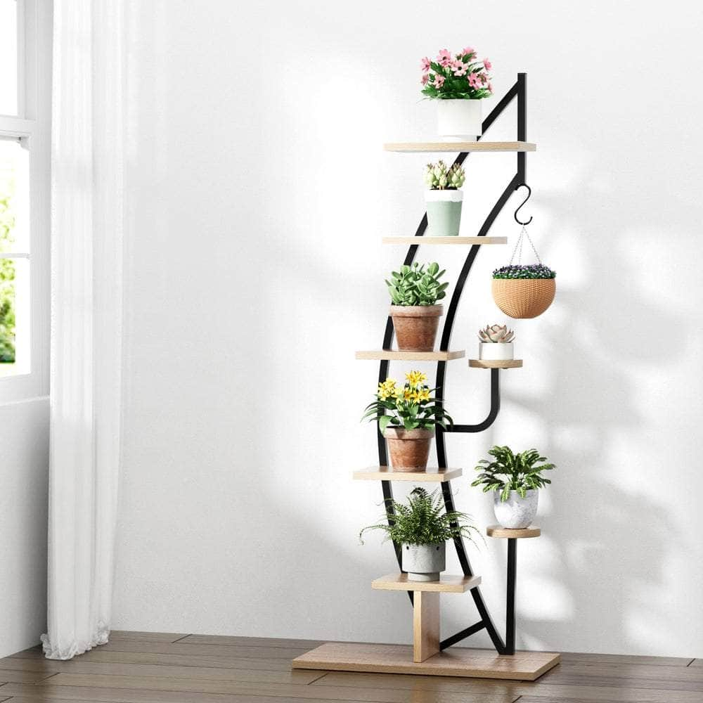 6-Tier Ladder Plant Stand Corner Shelf