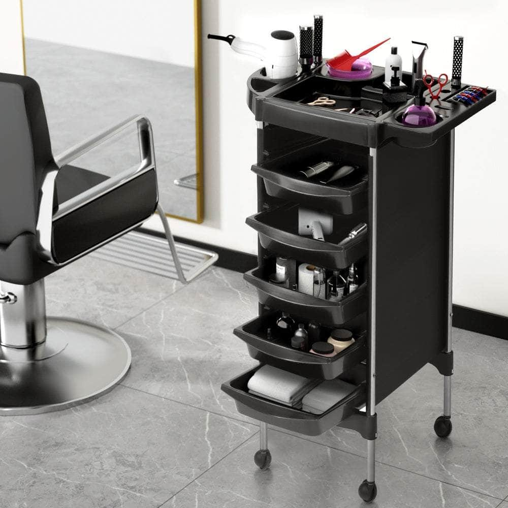 6-Tier Salon Trolley Cart Hairdressing Storage