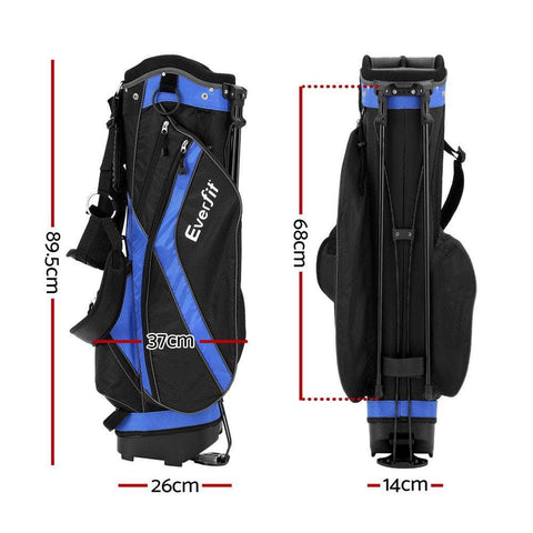 6 Way Dividers Golf Bag Stand Insulated Carry Bag Zippered Rain Cover