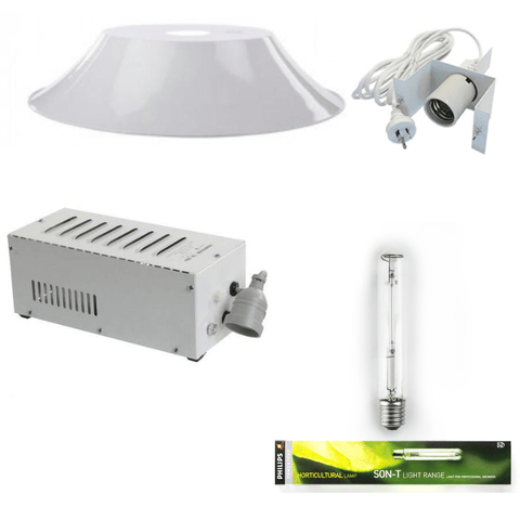 600W Hps Grow Light Kit | Phillips Son-T Bulb - 900Mm Deep Bowl Reflector - Ballast