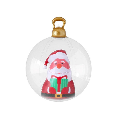 60cm Santa Christmas Inflatable Bauble