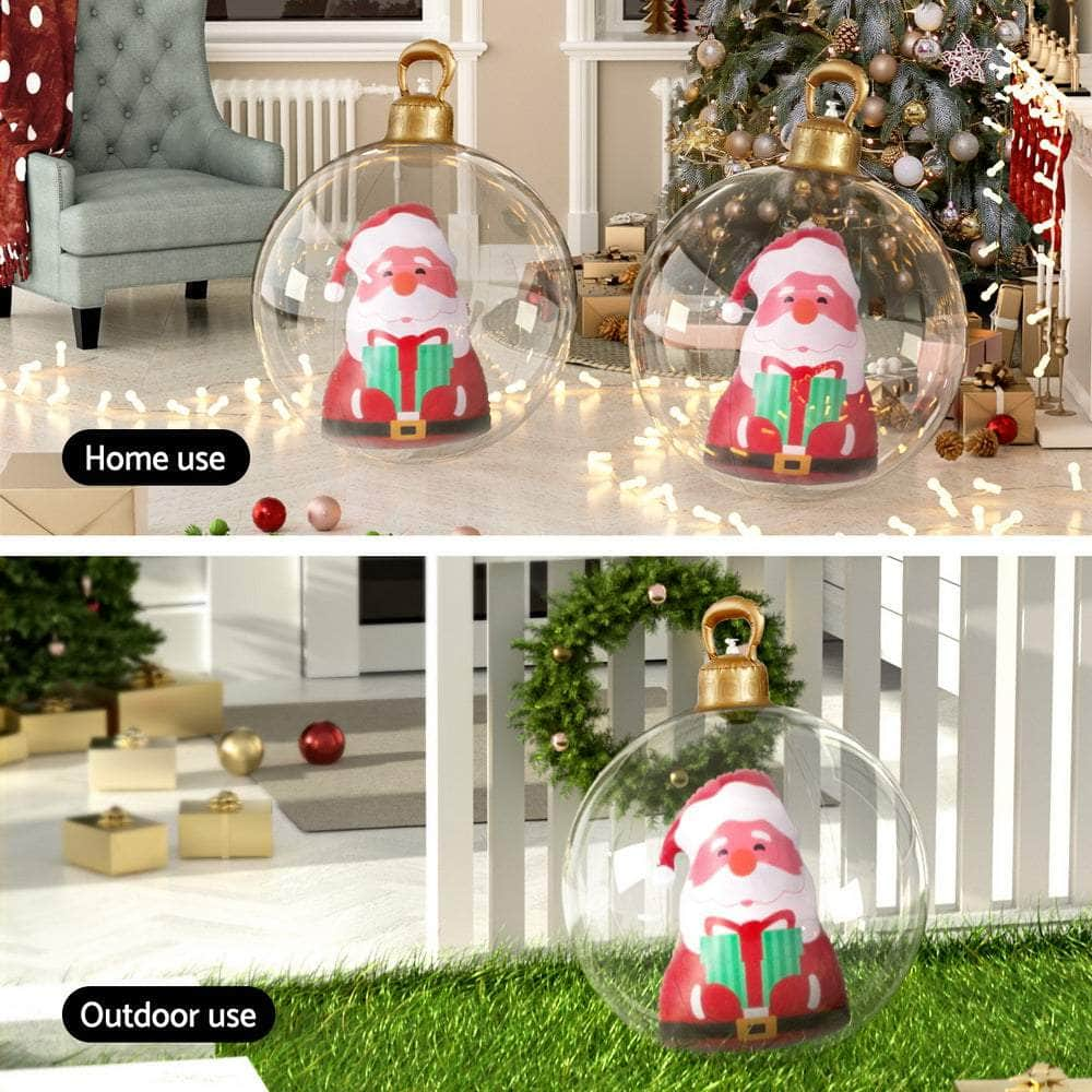 60cm Santa Christmas Inflatable Bauble