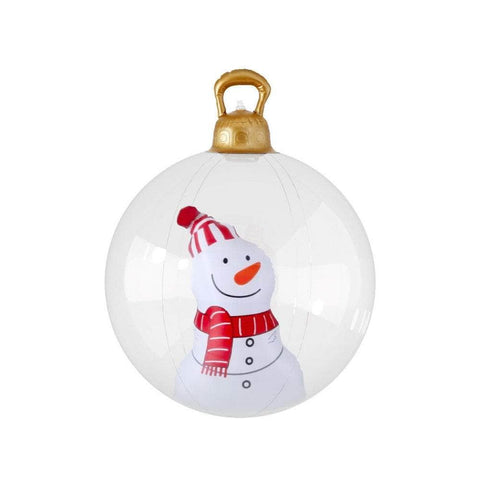 60cm Snowman Christmas Inflatable Bauble