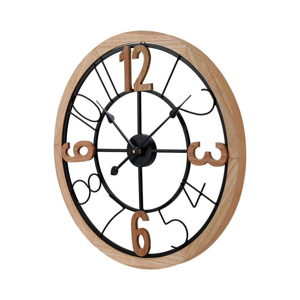 60CM Wall Clock Wooden