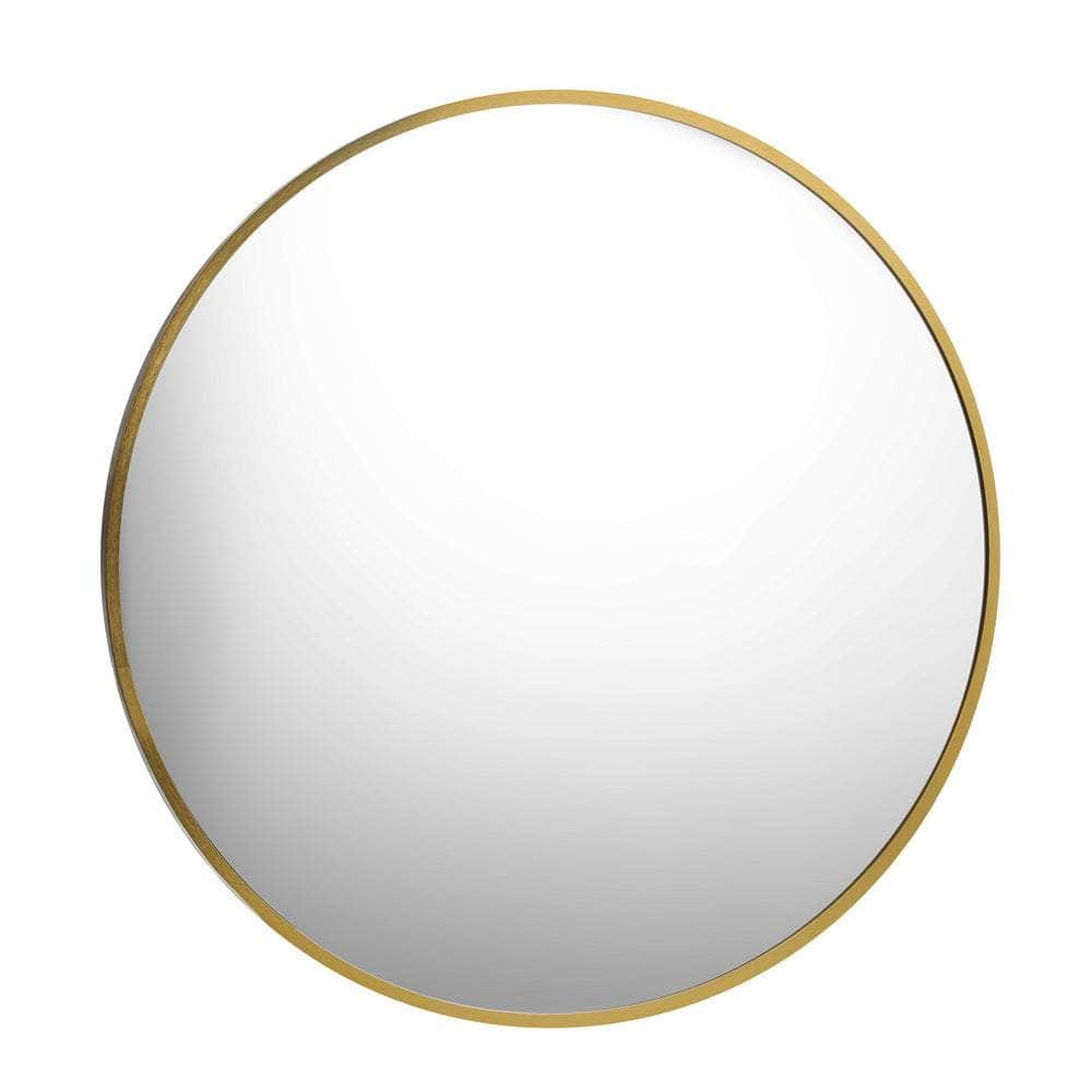 60cm Wall Mirrors Round Makeup Mirror Home Decro Gold Living Room