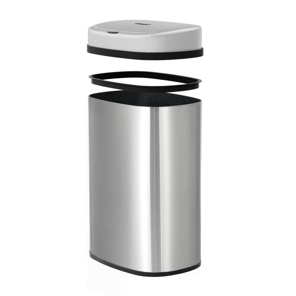 60L Sensor Bin Automatic Motion Silver