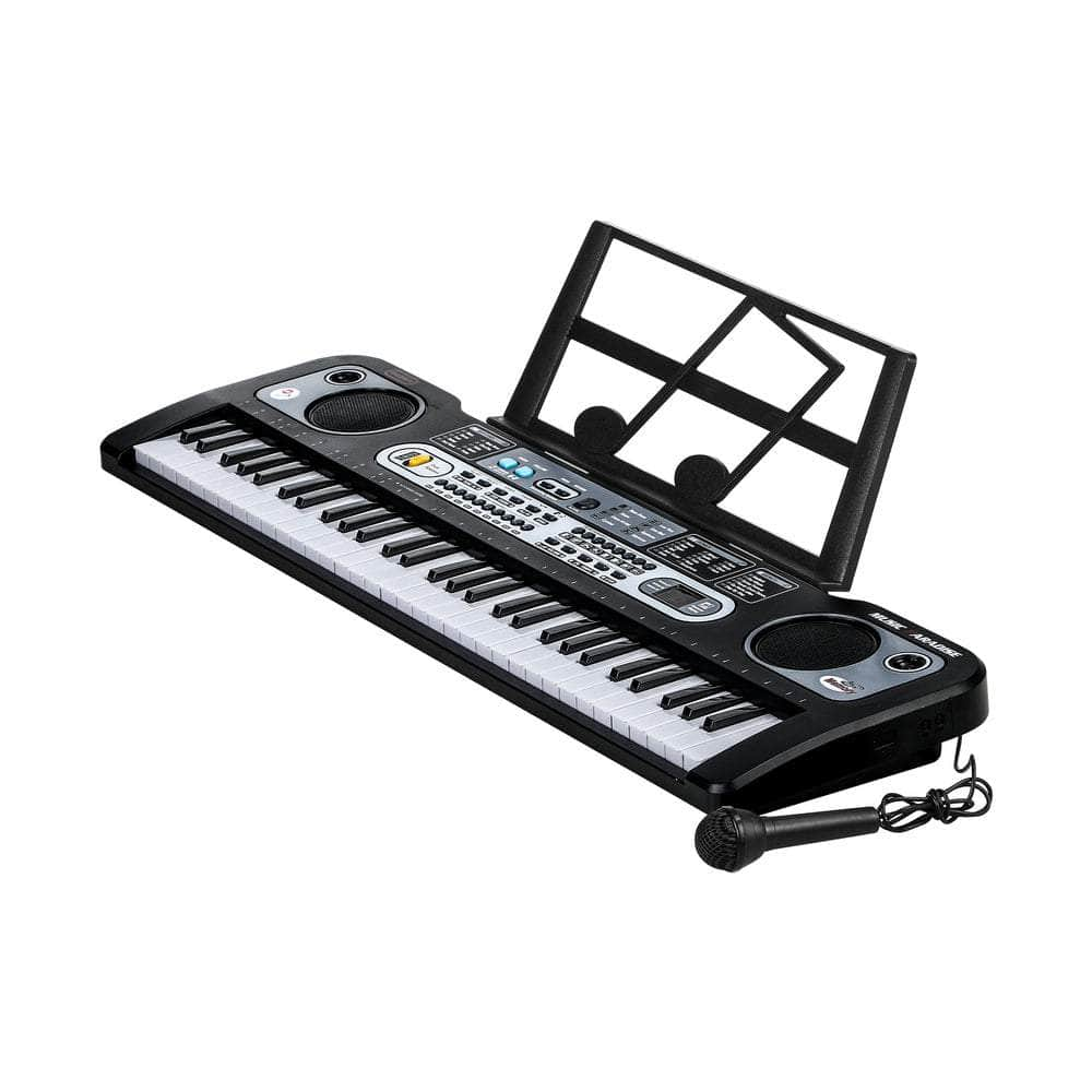 61 Keys Piano Keyboard Electronic Musical Toy Gift w/ Microphone Holder