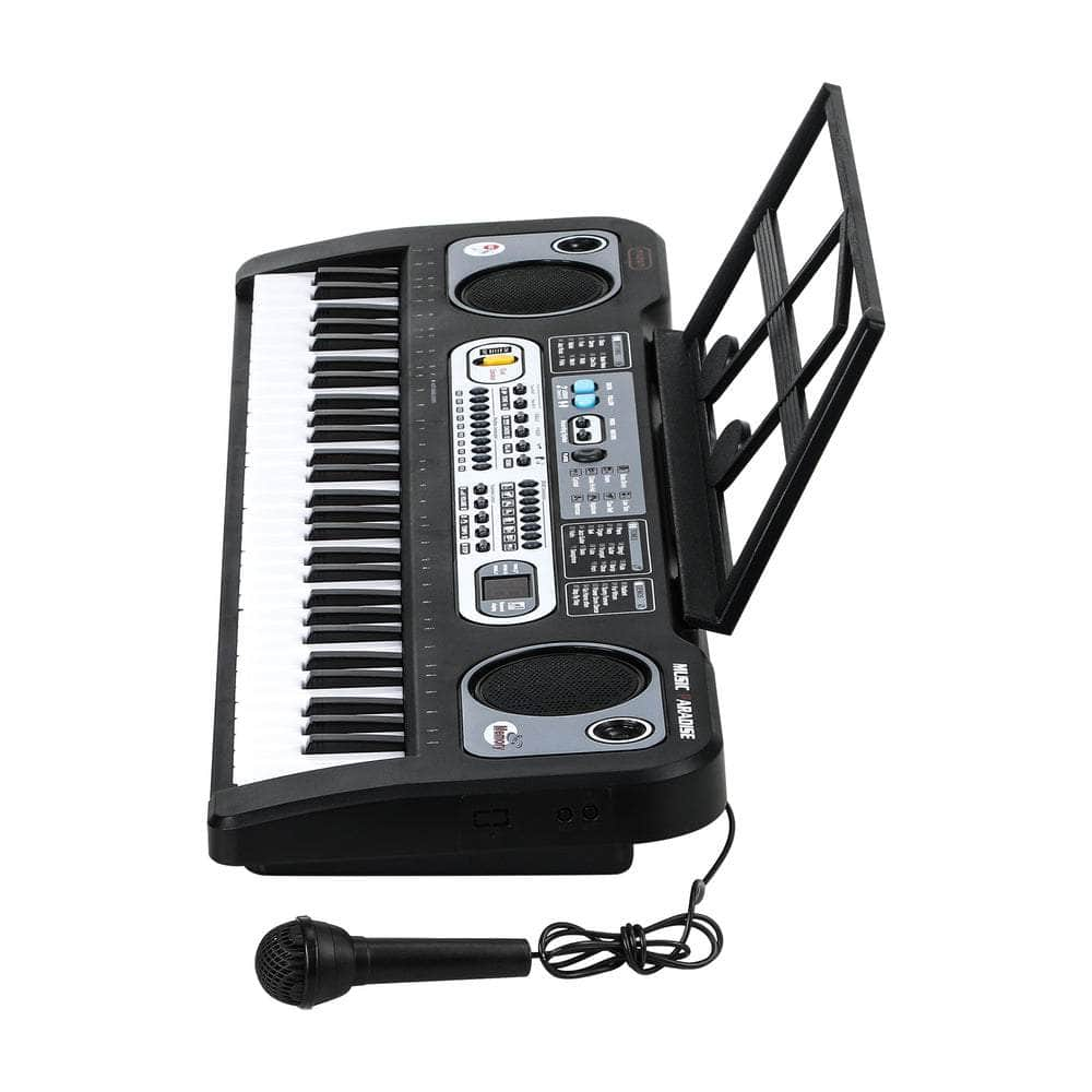 61 Keys Piano Keyboard Electronic Musical Toy Gift w/ Microphone Holder