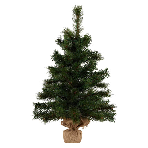 61cm Wintergreen Tabletop Pre-Lit Christmas Tree