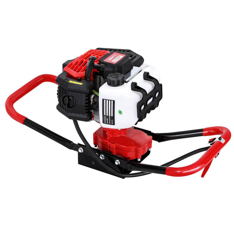 65CC Post Hole Digger Motor Only Petrol Engine Red