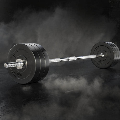 68Kg Barbell Set Weight Plates Bar Lifting Bench 168Cm