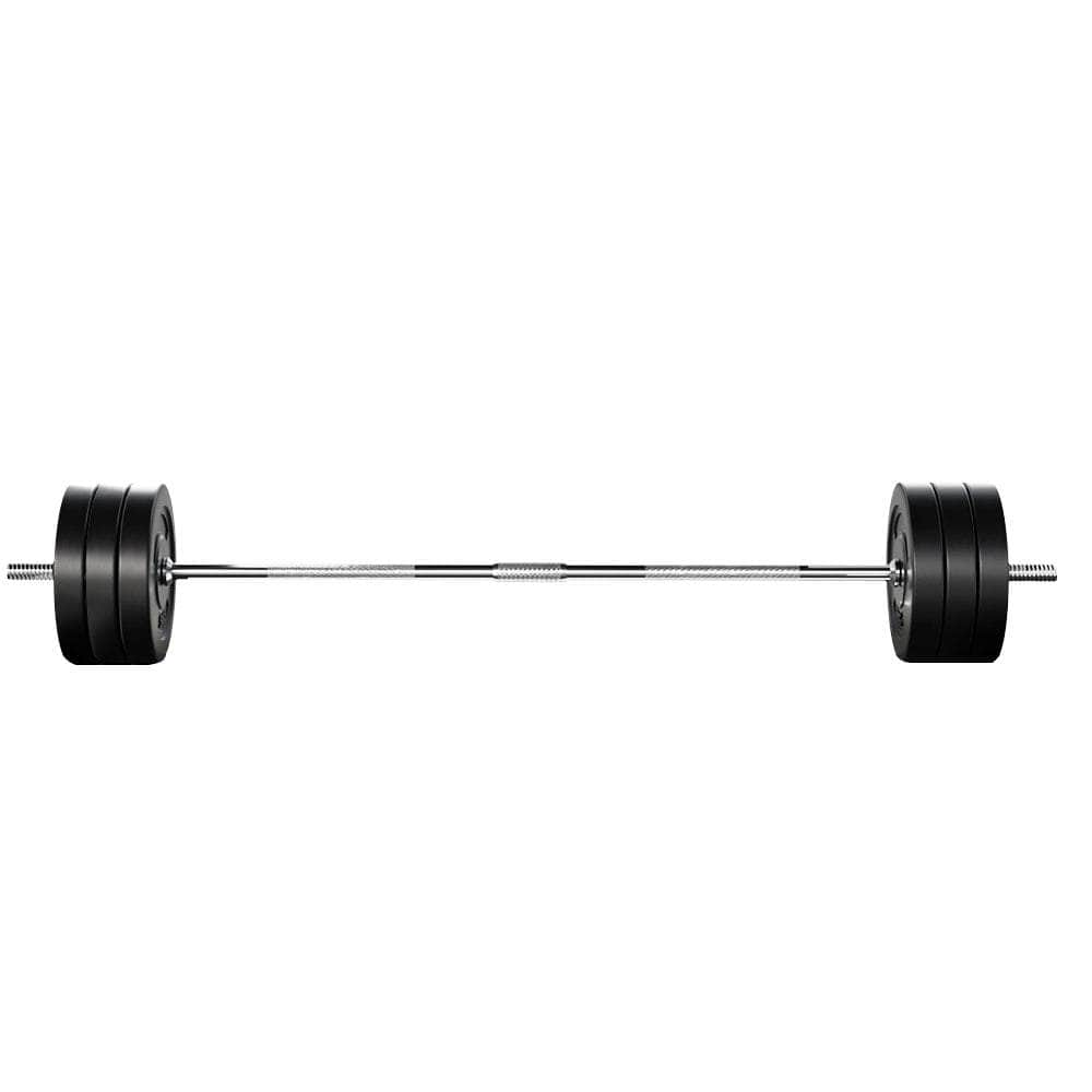 68Kg Barbell Set Weight Plates Bar Lifting Bench 168Cm