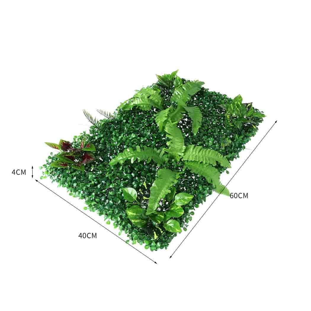 6x Artificial Hedge Grass Plant