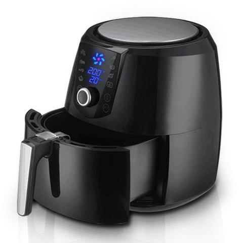 7.2l Electric Air Fryer - 1800w Healthy Cooker For Oil-free Low-fat Cooking Kitchen Bench-top Oven Oil Free Low Fat - Black