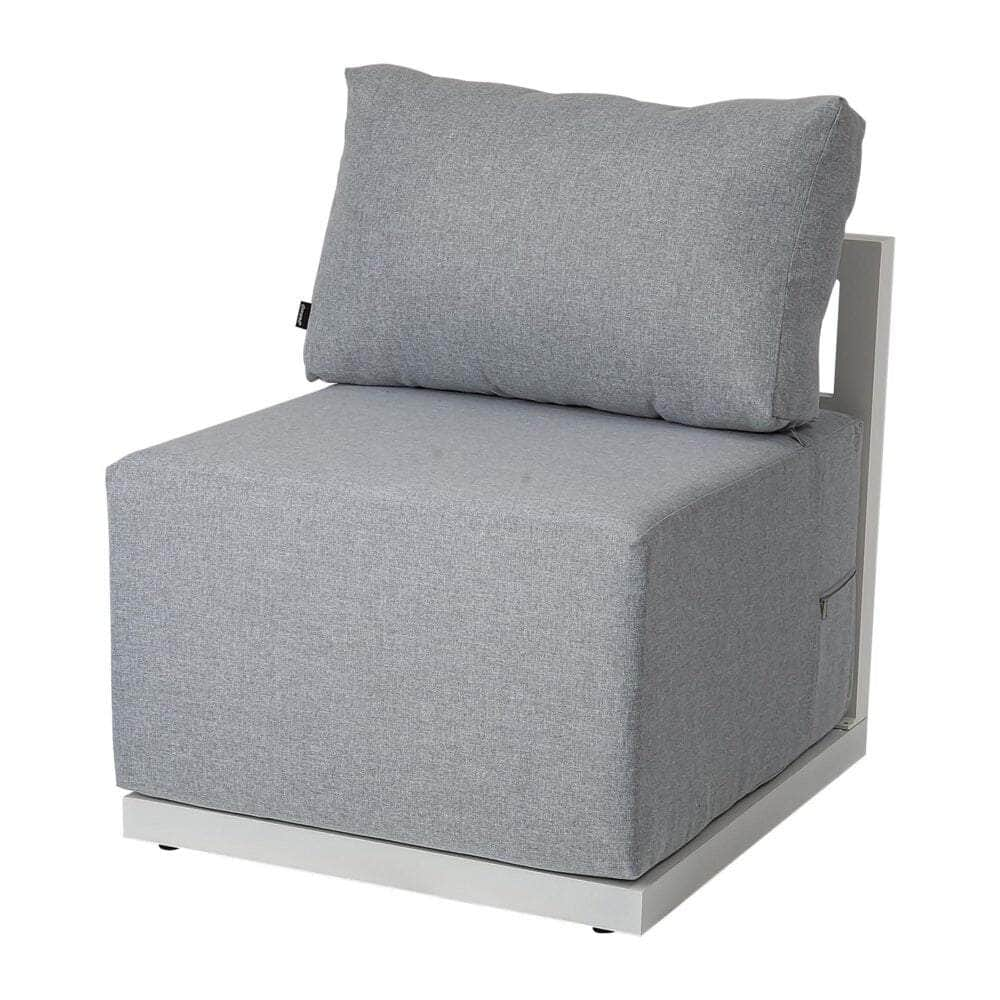 7-Seat Garden Lounge Set White