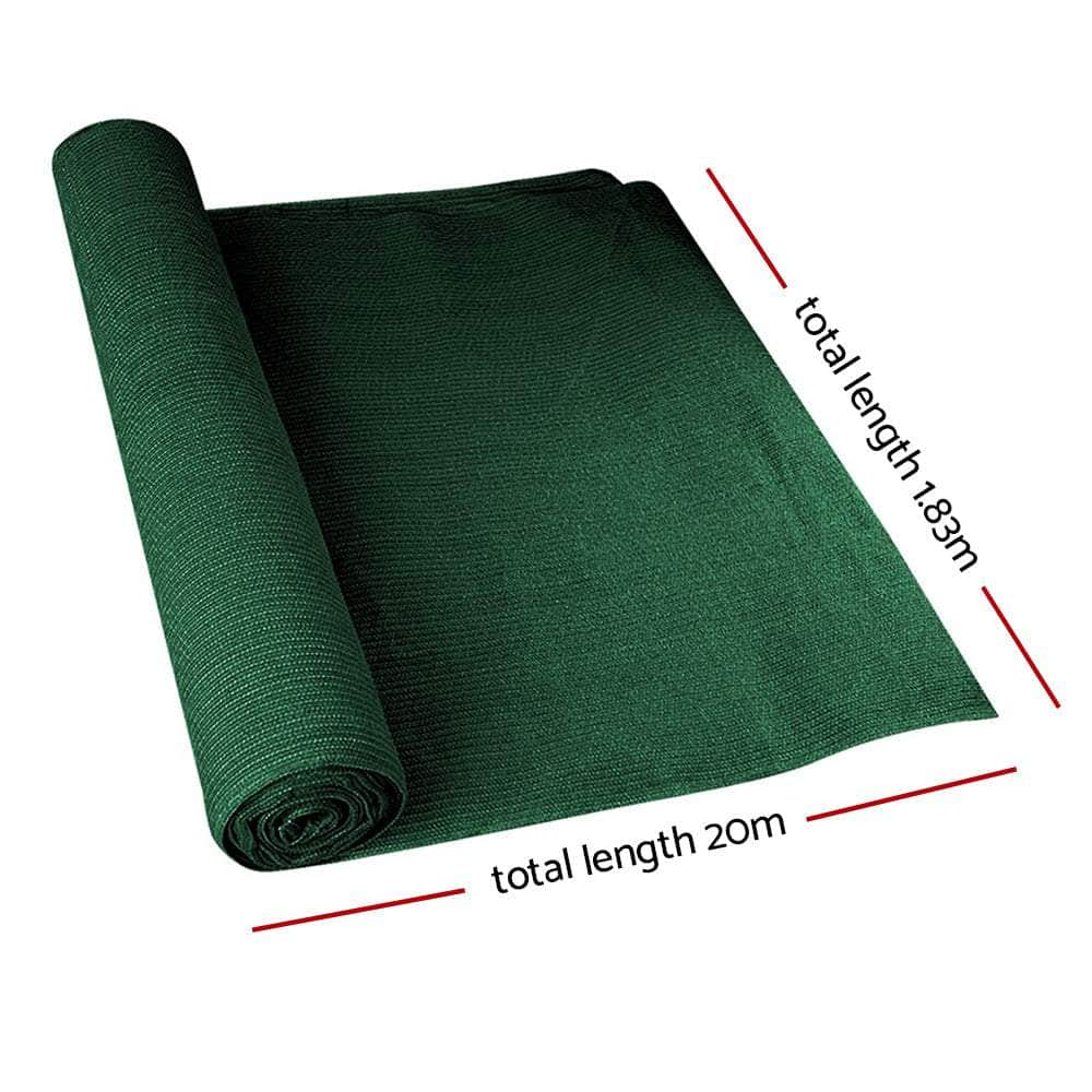 70% Shade Cloth 1.83X20M Shadecloth Sail Heavy Duty Green