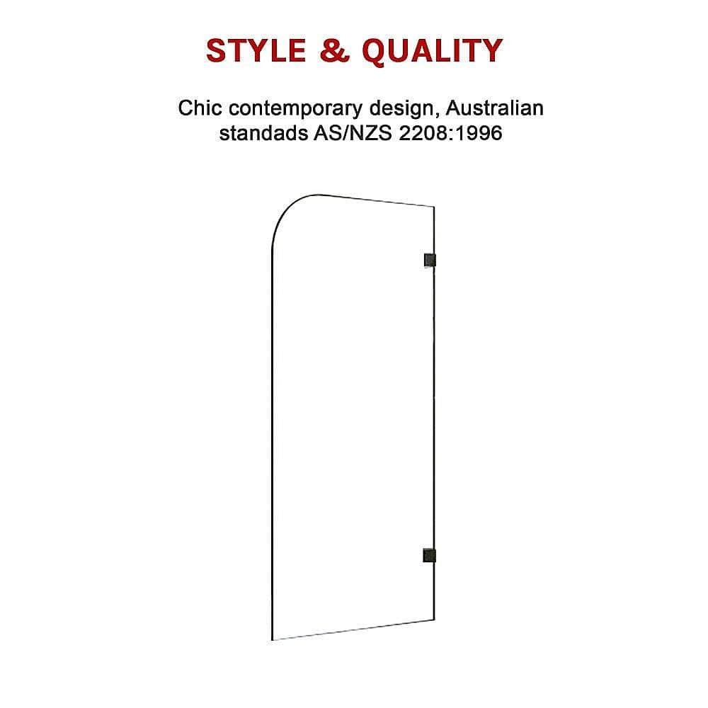 700 X 1450Mm Frameless Bath Panel Glass Shower Screen