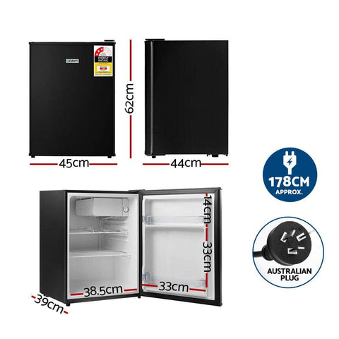 70L Bar Fridge Black