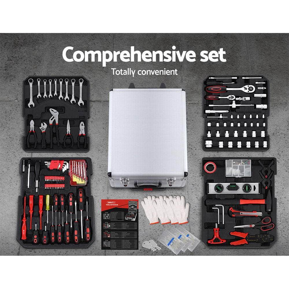 786Pcs Tool Kit Trolley Case Mechanics Box Toolbox Portable Diy Set