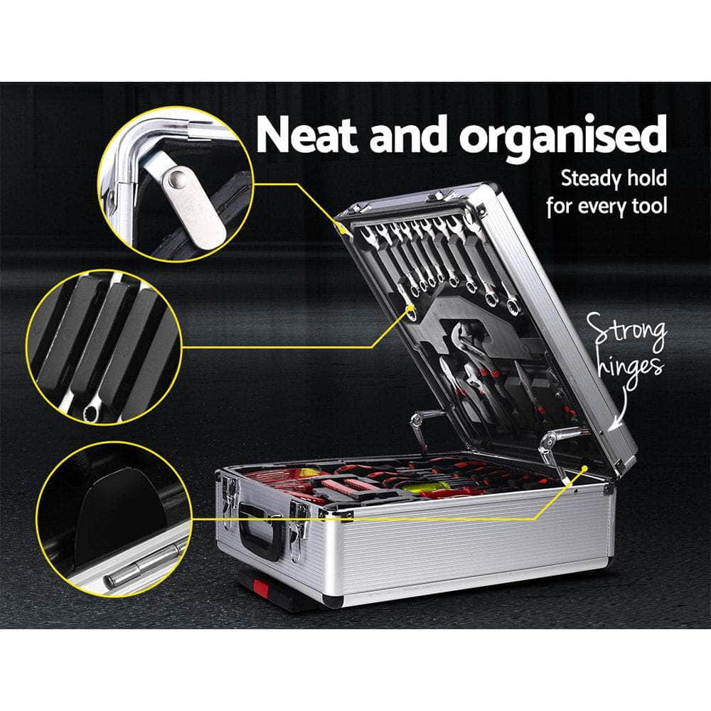 786Pcs Tool Kit Trolley Case Mechanics Box Toolbox Portable Diy Set