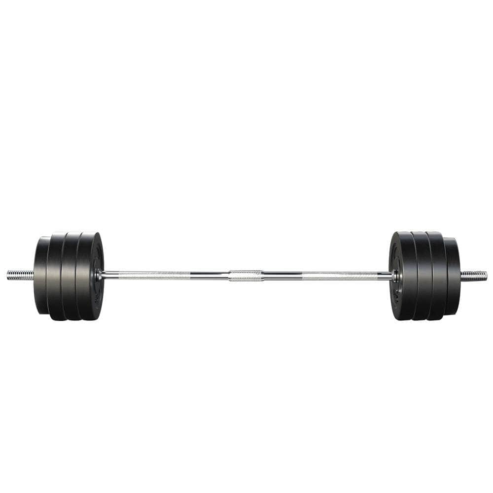 78Kg Barbell Set Weight Plates Bar Lifting Bench 168Cm