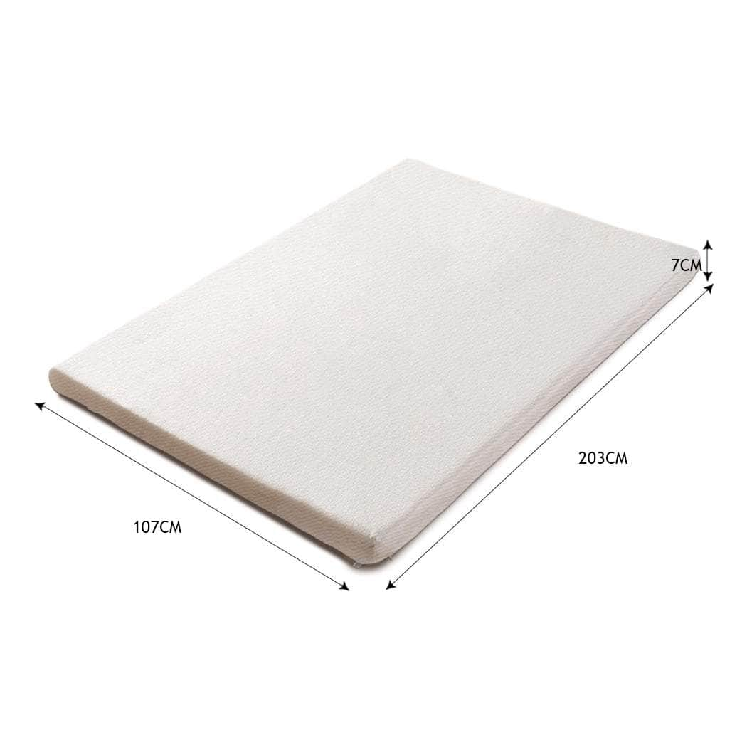 7cm Memory Foam Bed Mattress King Single