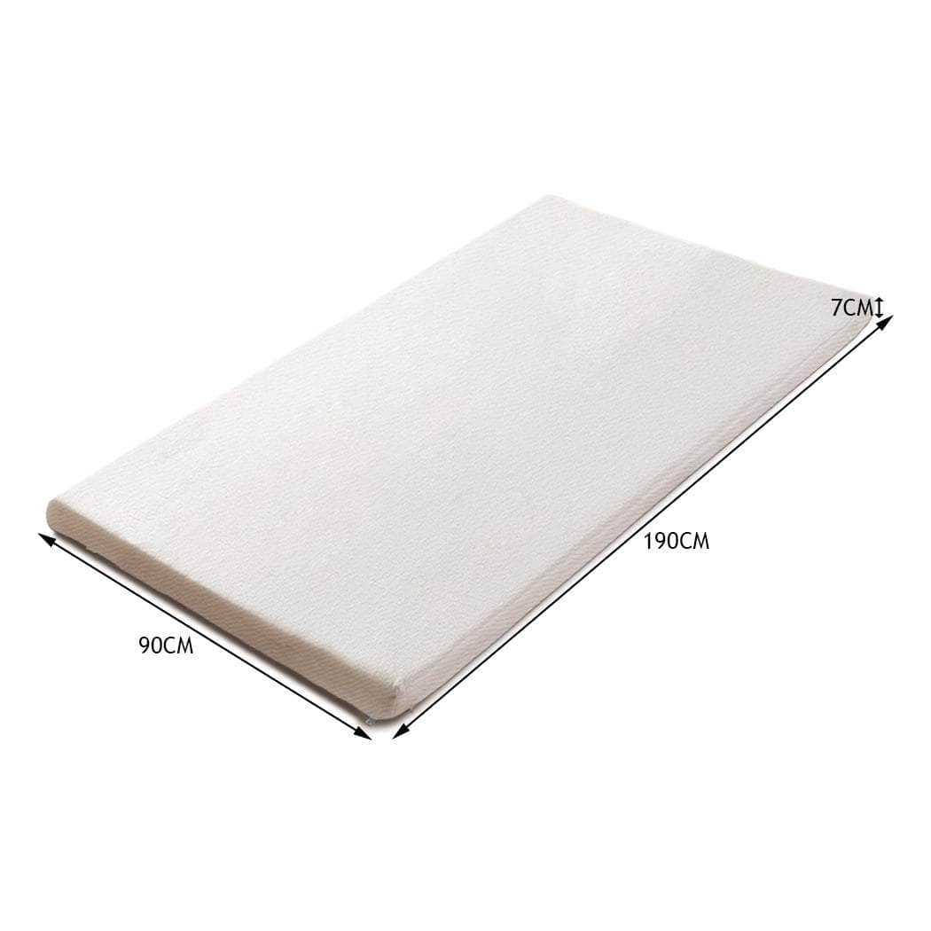 7cm Memory Foam Bed Mattress Single