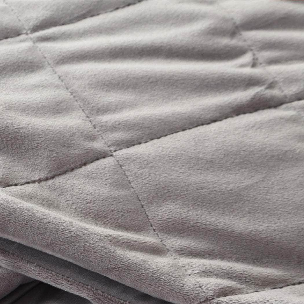 7KG Anti Anxiety Weighted Blanket Grey 7KGS