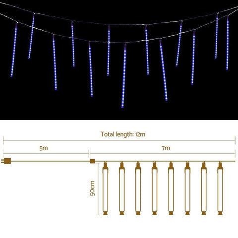 7m Meteor Shower Christmas Lights with 288 LEDs