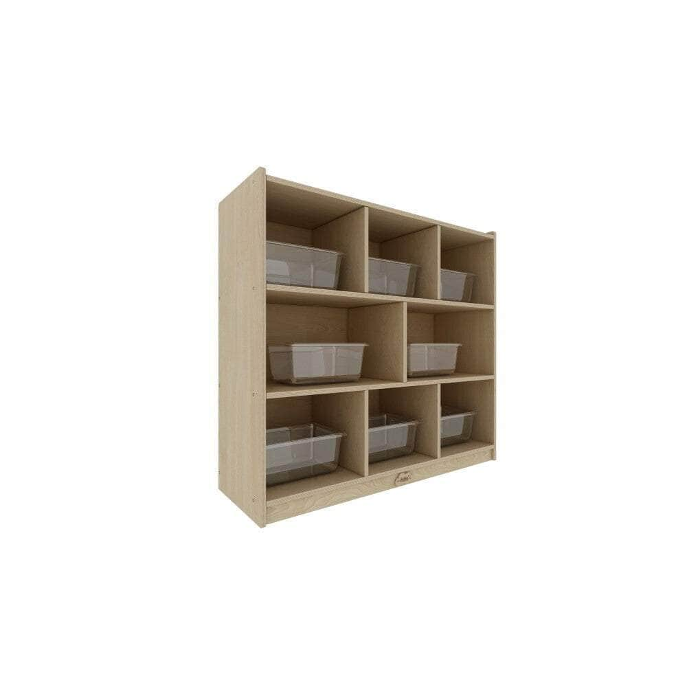 8 Cubby Cabinet Kids Bookshelf Organiser Storage - H91cm