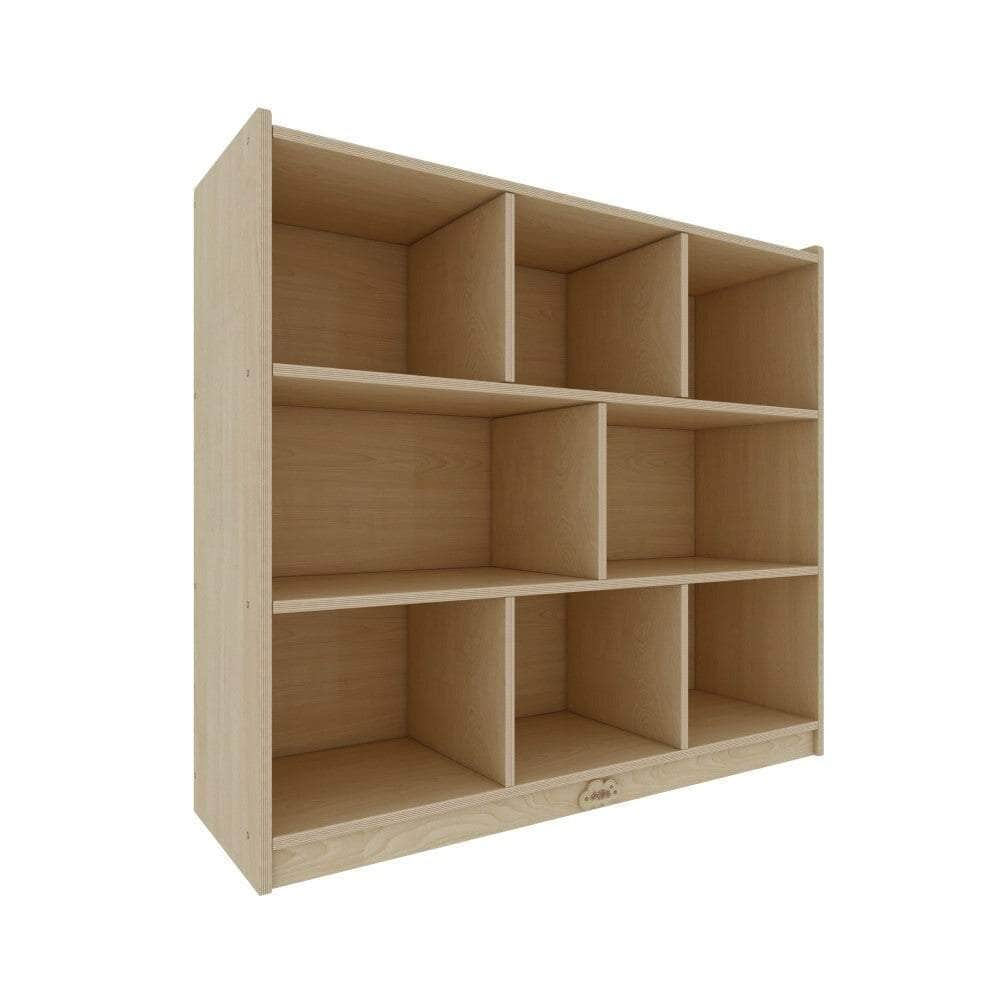 8 Cubby Cabinet Kids Bookshelf Organiser Storage - H91cm