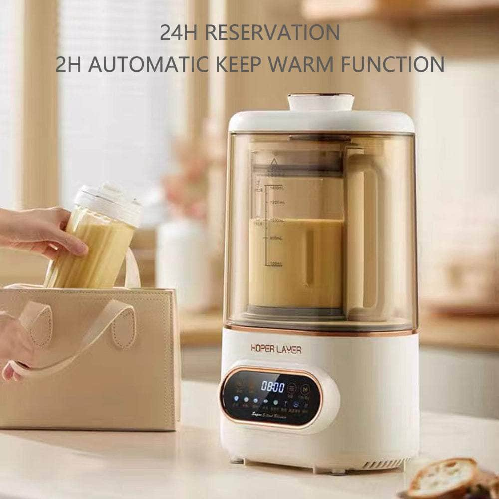 8-in-1 Silent Cooking Blender with Self-Cleaning