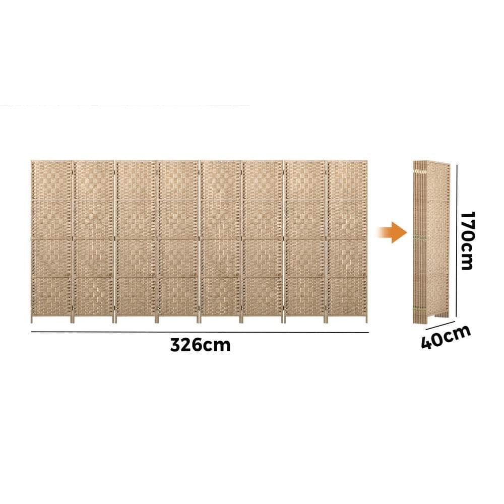 8 Panel Room Divider Privacy Screen