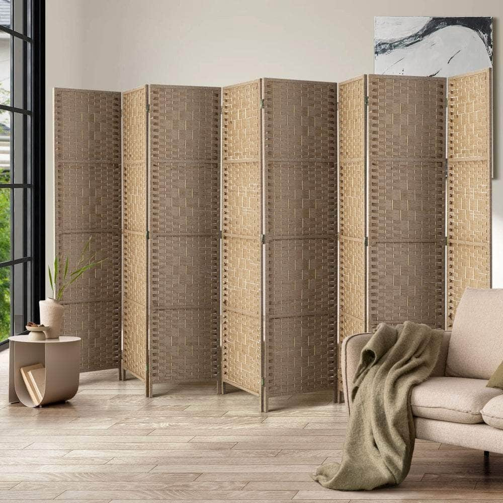 8 Panel Room Divider Privacy Screen