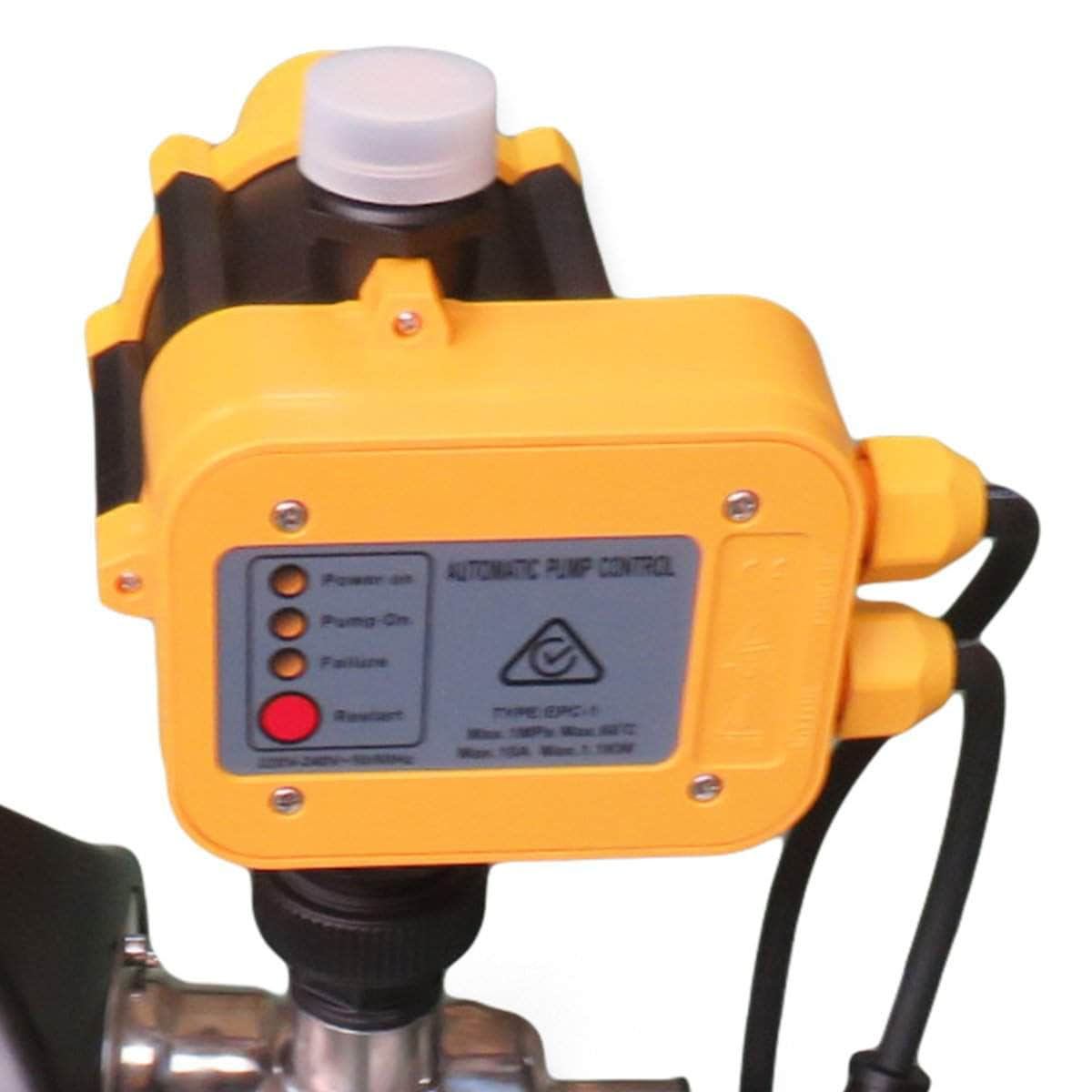 800w Stainless Auto Water Pump Pressure Electric Controller 70b -yellow