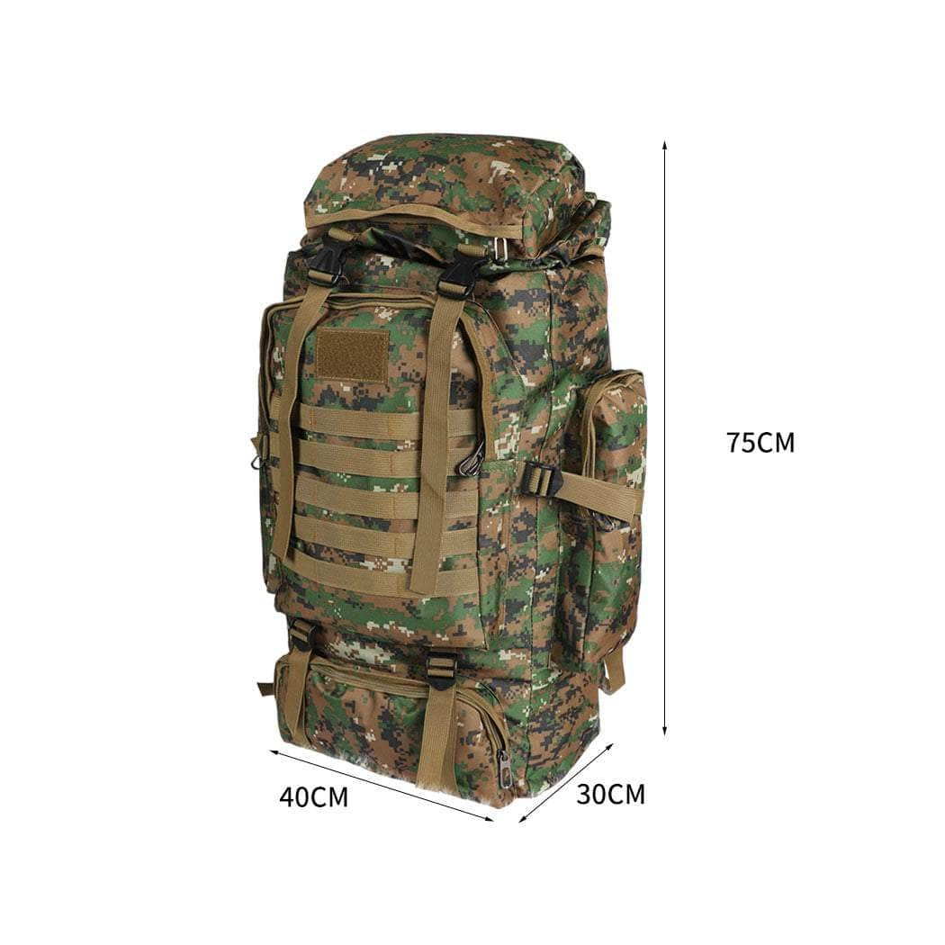 80L Military Tactical Backpack