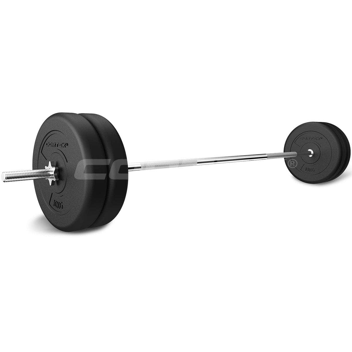 85kg EnduraShell Barbell & Dumbbell Weight Set