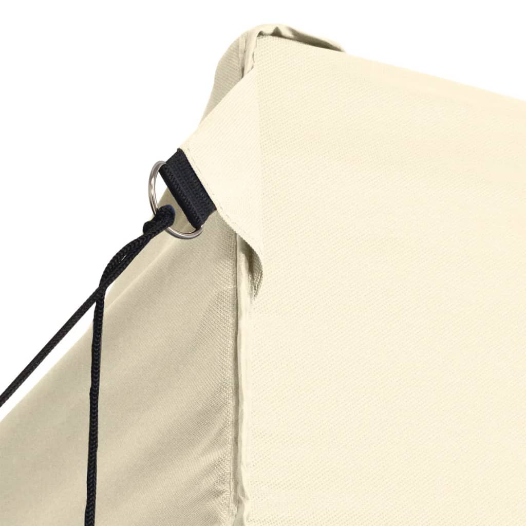 Foldable Tent Pop-Up with 4 Side Walls - Cream White