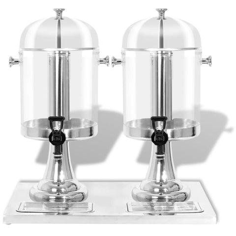 Double Juice Dispenser Stainless Steel