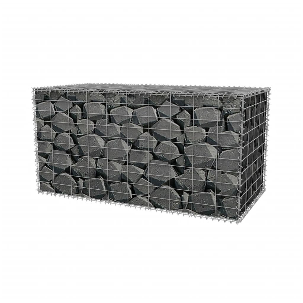 Gabion Basket Galvanised Steel "Silver"