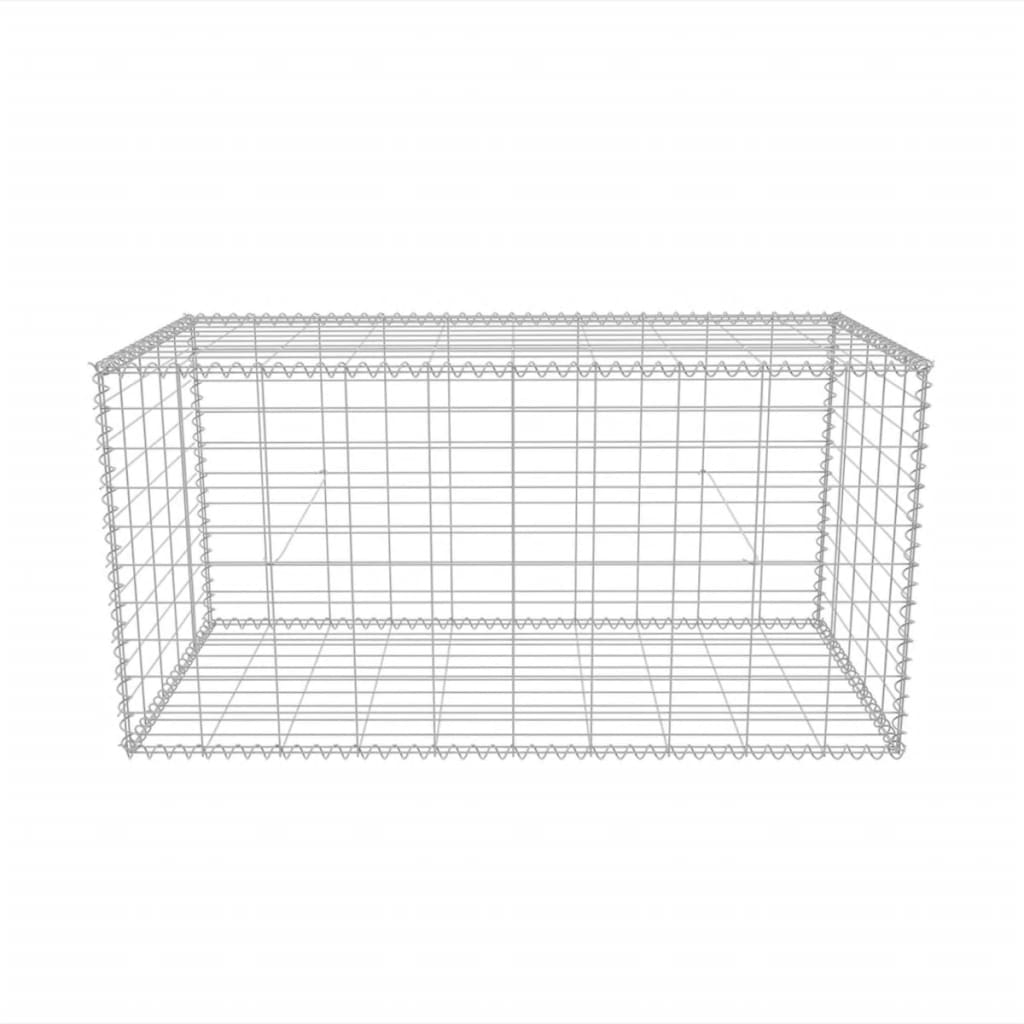 Gabion Basket Galvanised Steel "Silver"