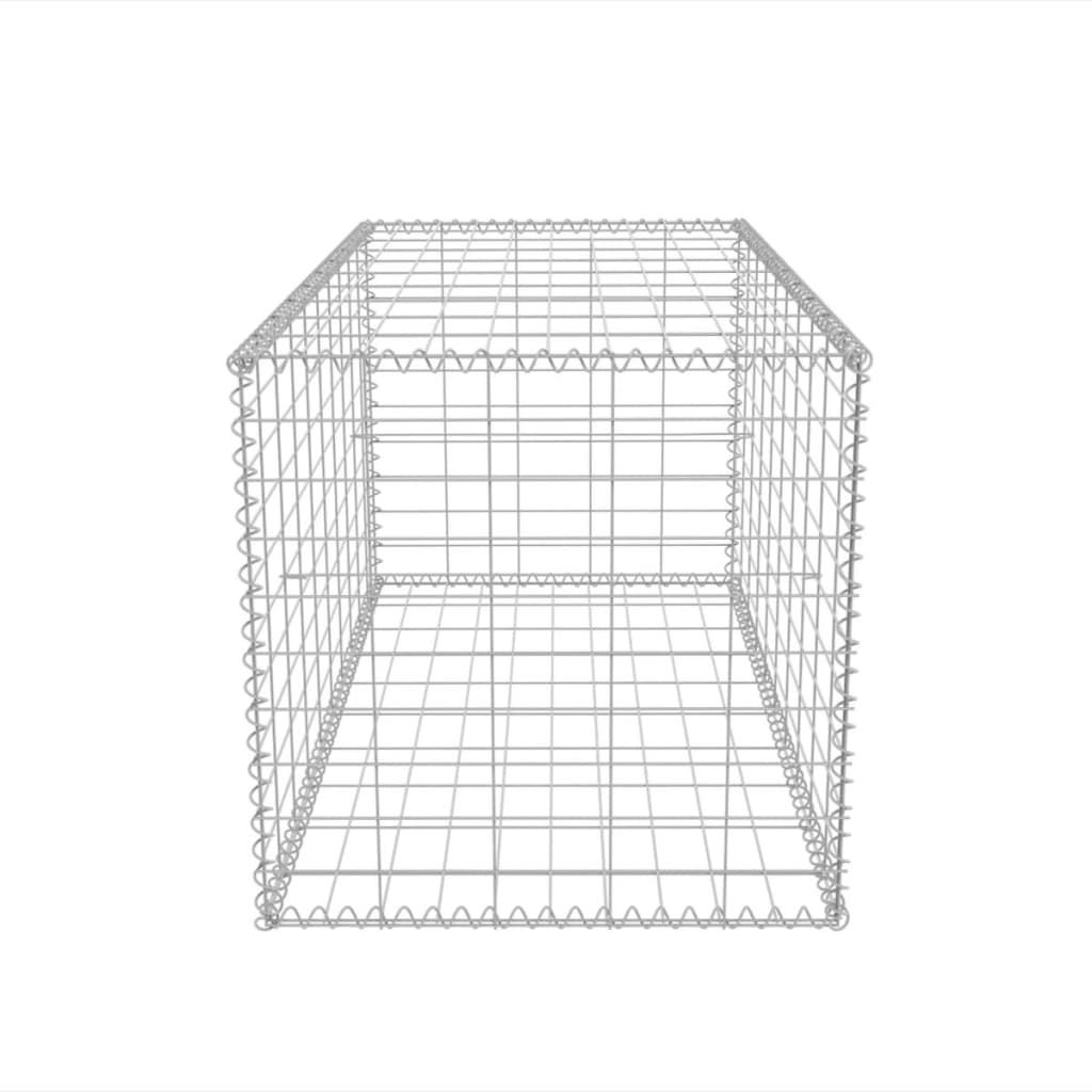 Gabion Basket Galvanised Steel "Silver"