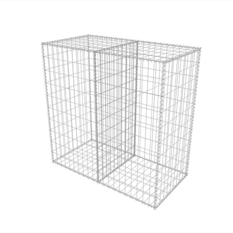 Gabion Basket Galvanised Steel  {Silver}